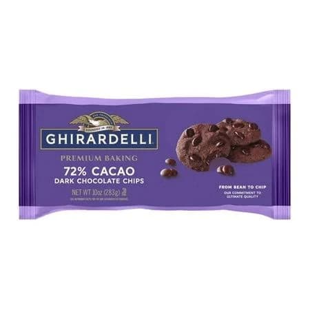 Ghirardelli Premium Baking 72% Cacao Dark Chocolate Chips