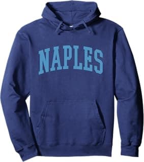 Naples Florida Classic Style Blue Pullover Hoodie