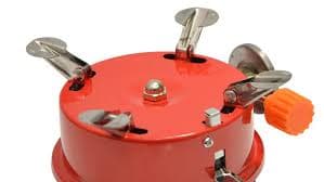 Mini Outdoor Camping Gas Stove - Foldable Butane Cooker with Windshield, Portable for Hiking & Outdoor Cooking