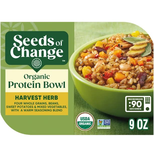 SEEDS OF Change Harvest Herb Organic Protein Bowl