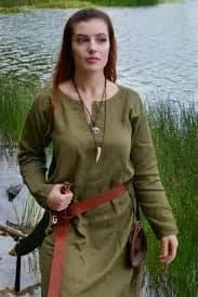 Women's Linen Tunic Long Sleeve