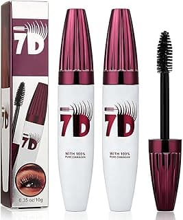 7D Waterproof Volume Mascara Long-Lasting Buildable Volume, 2026 New Fibre Formula, Natural Length & Defined Curl, Smudge-Proof Thickening Eye Makeup (1PCS)