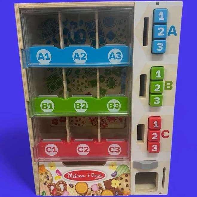 Melissa & Doug Wooden Vending Machine Toy