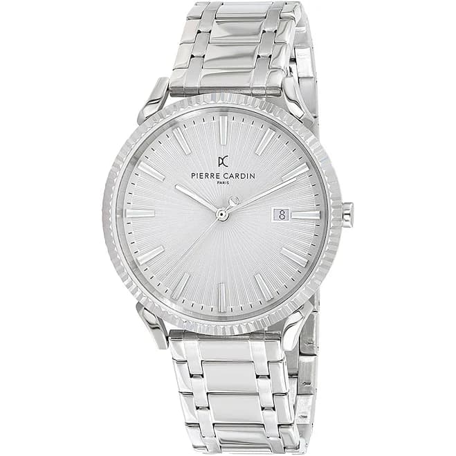Pigalle Metal Link Watch with Fluted Bezel