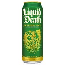 Liquid Death Sparkling Water, Severed Lime