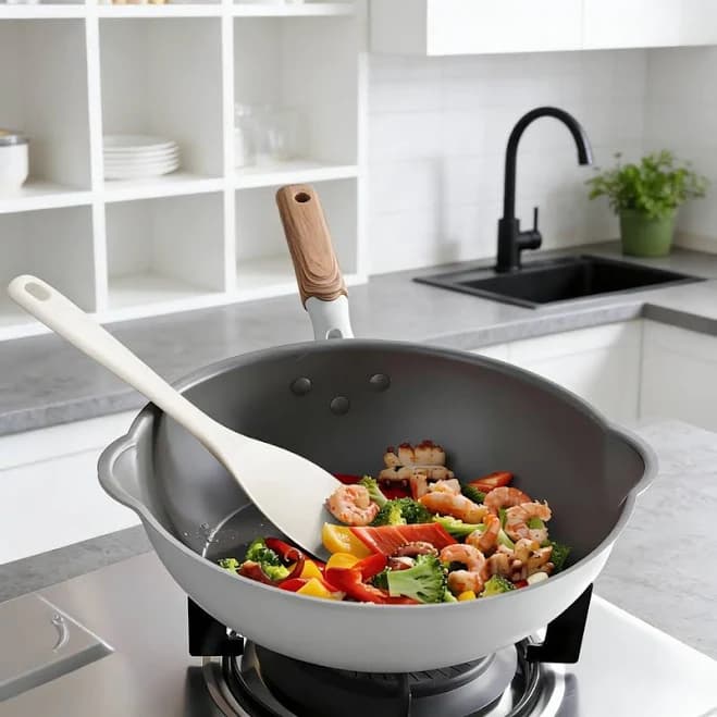 Silicone Kitchen Utensils Set - 15-Piece Nonstick Cookware Safe Tools With Heat Resistant Spatula, Spoon, Tongs, Ladle & Holder, Dishwasher Safe And
