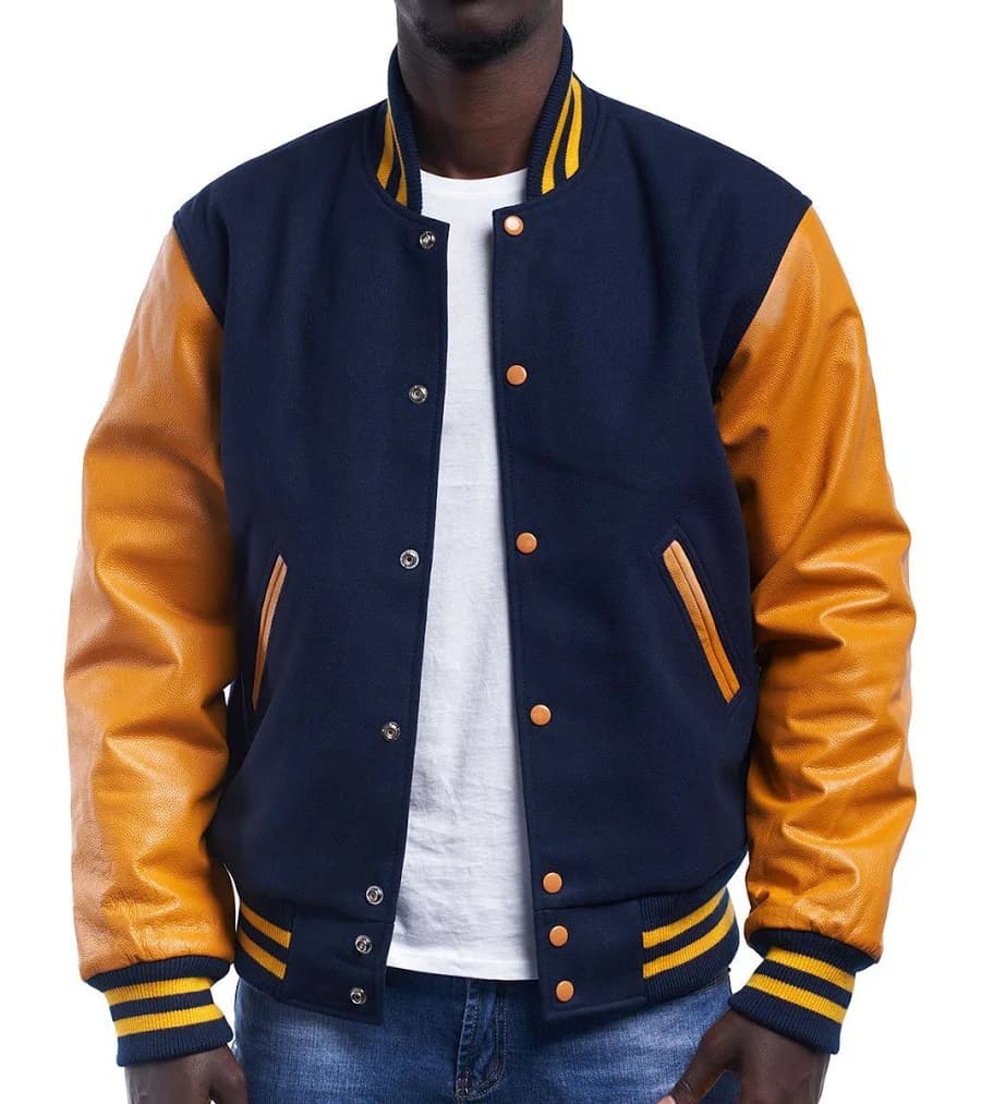 Women's Leather Varsity Letterman Jacket