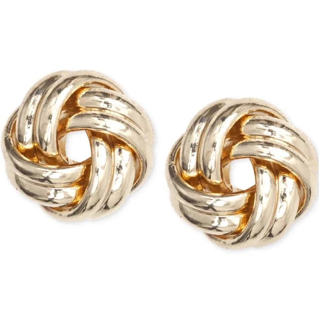 Anne Klein Knot Stud Earrings