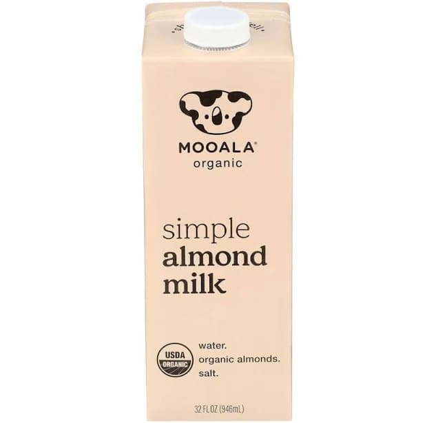 Mooala Organic Simple Almond Milk, 32 Fluid Ounce -- 6 per case