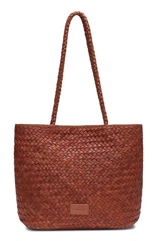 Écotorie Women's Lubbock Woven Leather Tote Bag