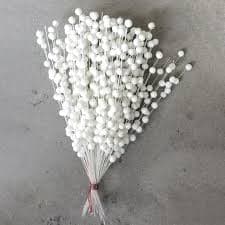 Pistachio Simulation Stems Bouquet Decorative for Living Room Christmas Ornament White - Walmart Business Supplies