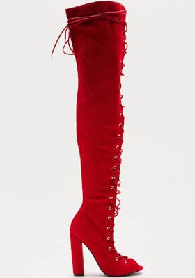 Fashion Nova Women's Living Legacy Over The Knee Boots