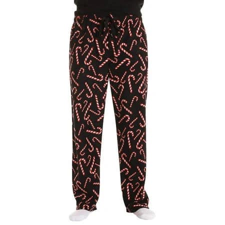 #followme Men's Microfleece Buffalo Plaid Pajama Pants with Pockets