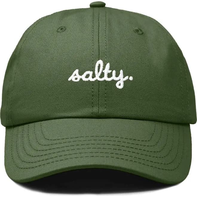 Dalix Women's Salty Embroidered Cotton Baseball Cap