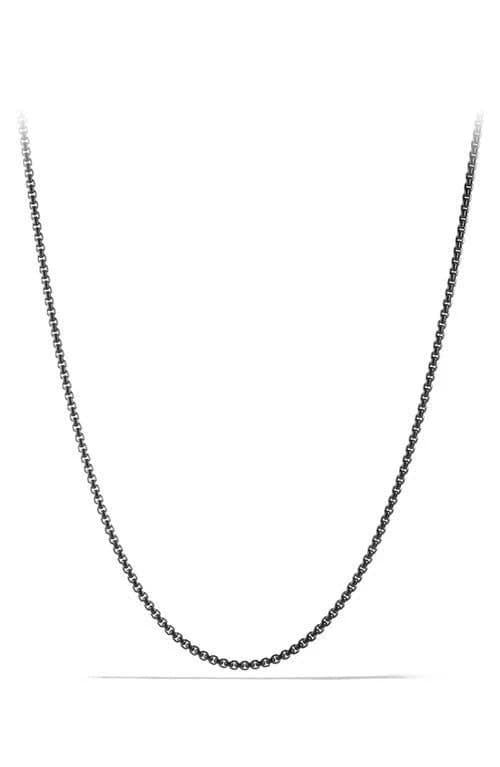 David Yurman Men's Small Box Chain Necklace
