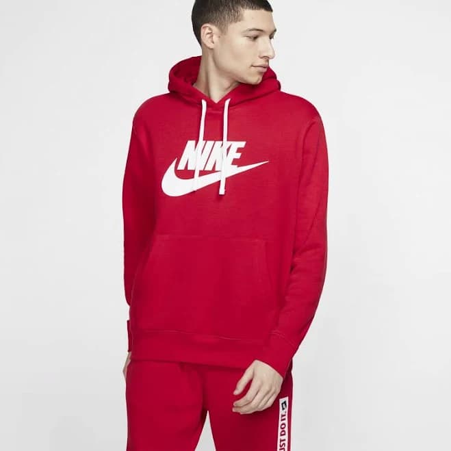 Nike Men's Sportswear Club Fleece Graphic Pullover Hoodie