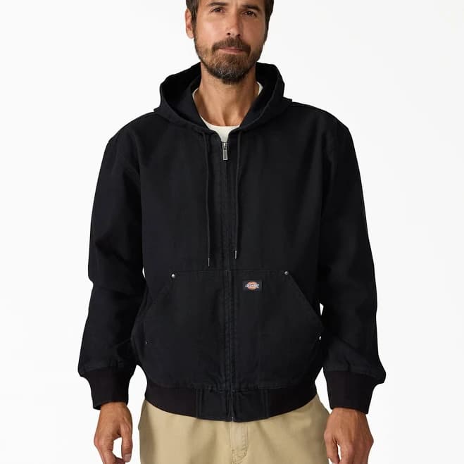 Boy Bomber Dickies Unlined Canvas Hooded Bomber