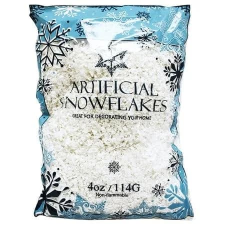 Black Duck Brand! 4oz Artificial Snow Flakes Bags