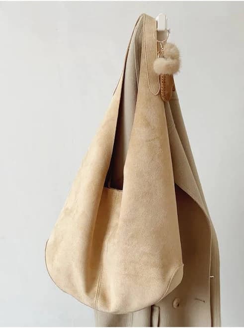 Elena Women's Slouchy Faux Suede Hobo Bag