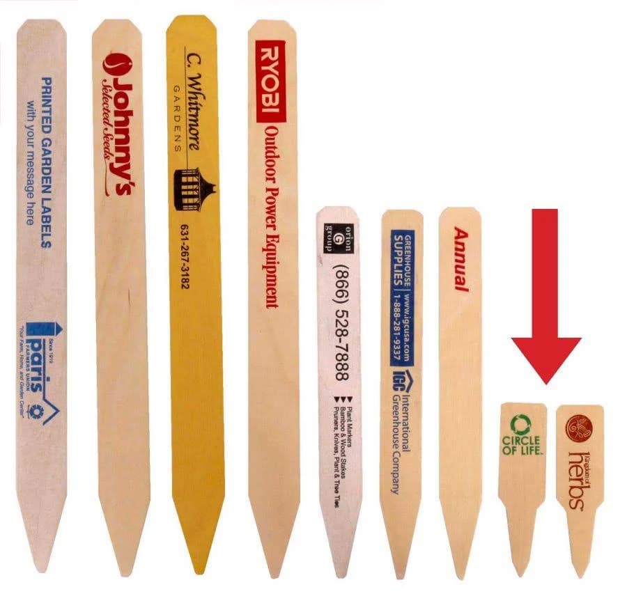 DP Industries 3-3/4" Custom Printed Wood Marker