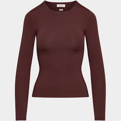 Aritzia Women's Original Contour Splendid Crew Longsleeve Blouse