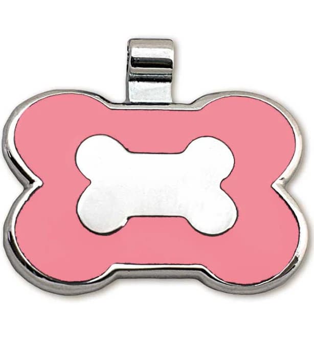 Lucky Pet Bone Shaped Jewelry Tag