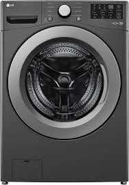 Package - LG - 5.0 Cu. Ft. High-Efficiency Stackable Front Load Washer with 6Motion Technology and 7.4 Cu. Ft. Stackable Electric Dryer with Wrinkle