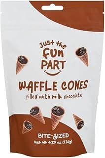 waffle cones filled with milk chocolate, 4.23 ounce