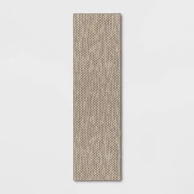 Threshold Washable Weave Herringbone Runner Rug