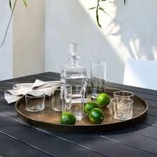 Crate & Barrel Bodega Mixed Glasses Set of 18