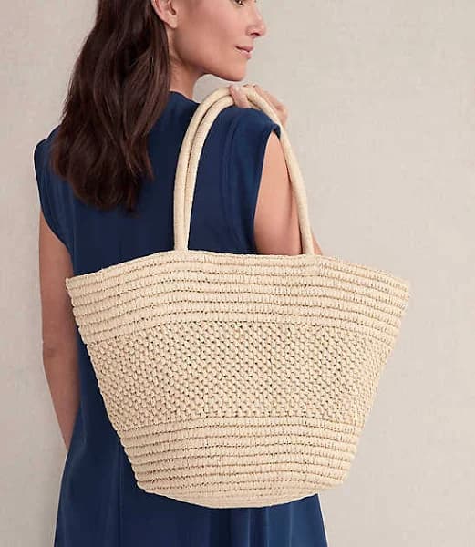 Loft Women's Haven Well Within Straw Rounded Tote