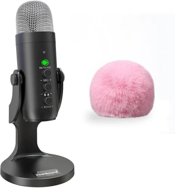 ZealSound Wireless Microphone Furry Windscreen