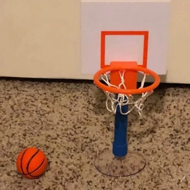 Mini Desktop Basketball Table Game - Toys & Collectibles | Color: Orange