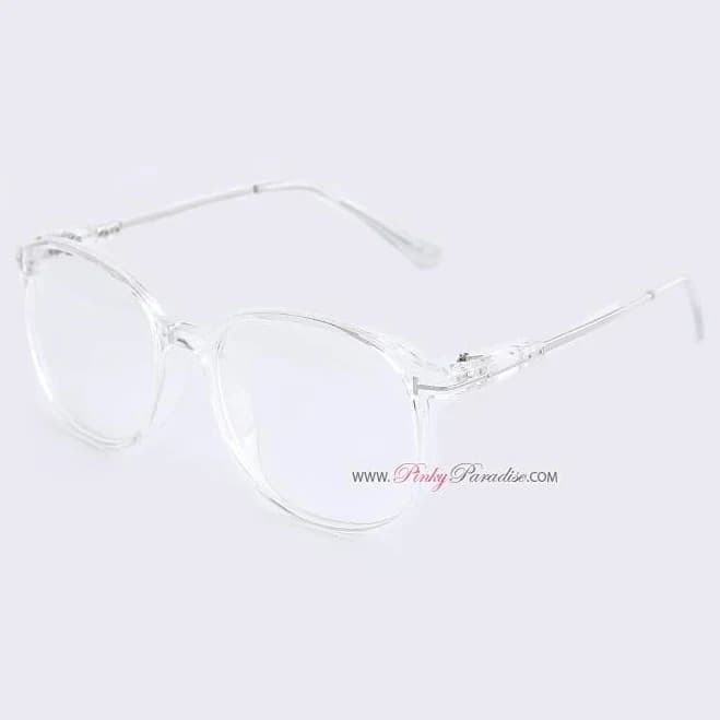 Transparent Clear Frame Glasses | PinkyParadise