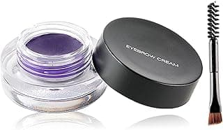 Eyebrow Pomade Cream,Brow Pomade Gel Naturally Long Lasting Waterproof,Delicate and Smooth Eye Brow Makeup Cosmetics with Eyebrow Brush - Purple