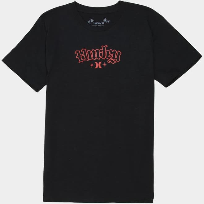 Hurley Mixed Up Mens Tee - Black - Size: Large