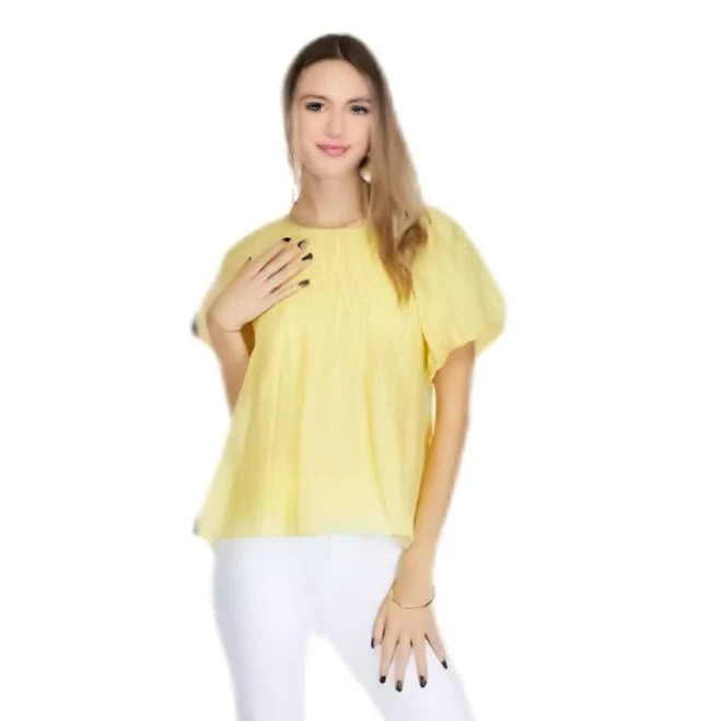 Joy Joy Smocked Yoke S/S Top