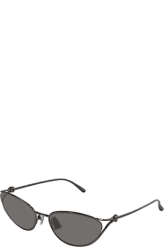 Bottega Veneta Eyewear Bottega Veneta Bv1330s Linea Knot 001 Ruthenium Grey Sunglasses | italist, ALWAYS LIKE A SALE
