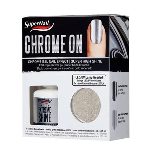 SuperNail Chrome On Gel Nail Effect Kit