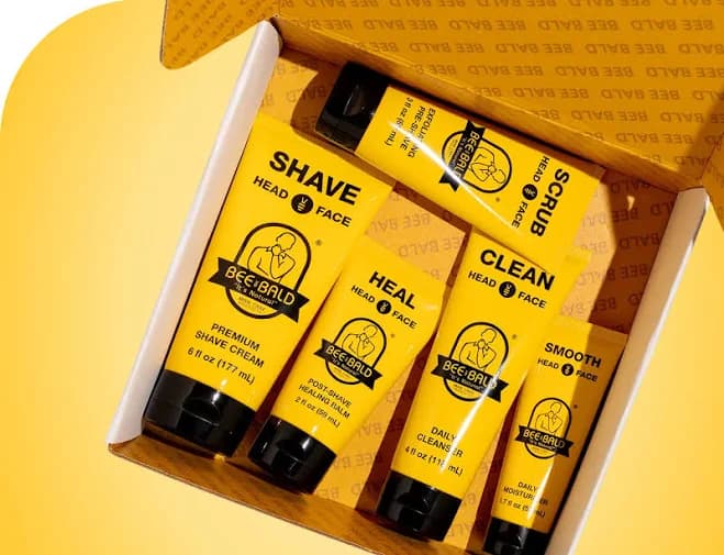 Bee Bald Bald Care System 5-Piece Gift Set