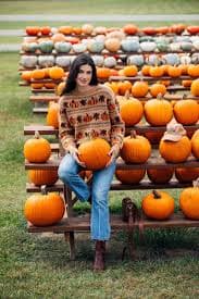 KJP Women's Pumpkin Ridge Fair Isle Crewneck Fall Sweater – Kiel James Patrick
