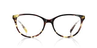 Light Brown Tortoise Cat Eye Glasses incl. $0 High Index Lenses with Saddle Bridge Nose Bridge – JINS