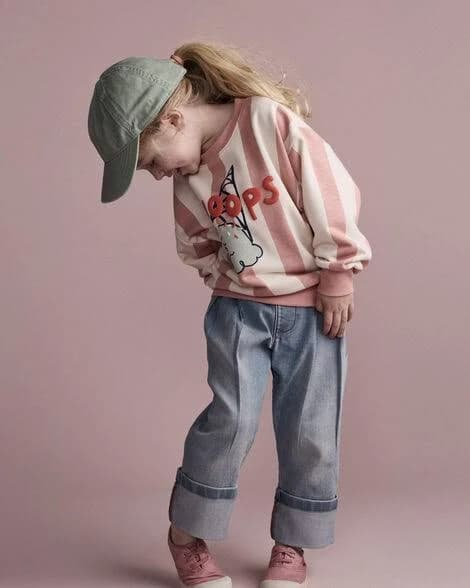 Otter Avenue Toddler Cuffed Denim Pants
