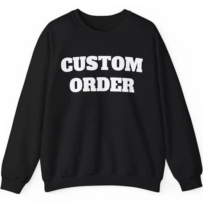 Personalized Crewneck Sweatshirt with Your Own Photo