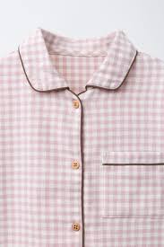 3-6 YEARS/ GINGHAM FLANNEL PAJAMAS - Pink | ZARA United States