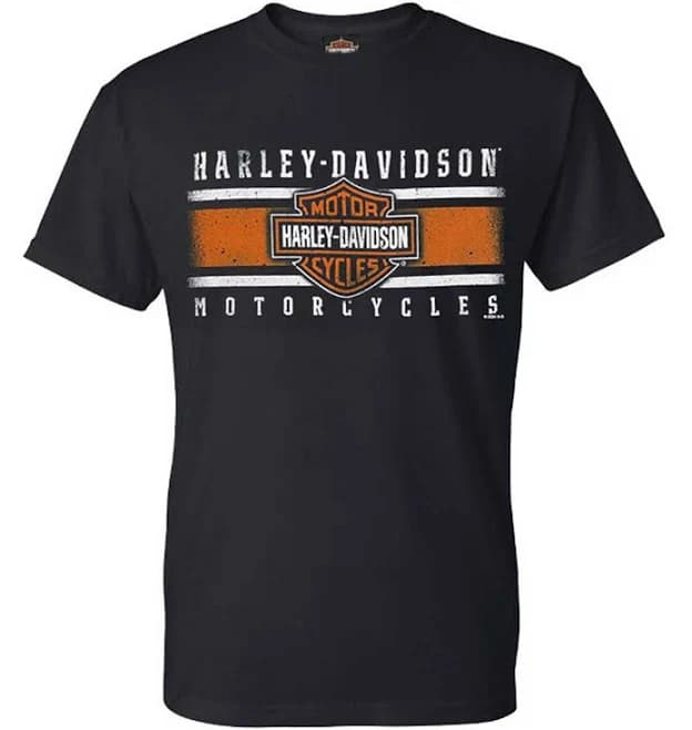 Harley-Davidson Men's Iconic Bar & Shield Crew-Neck Short Sleeve Shirt