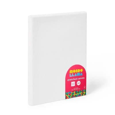 Mondo Llama Stretched Canvas