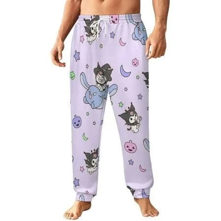 Kuromi and My Melody 3D Print Joggers with Pockets