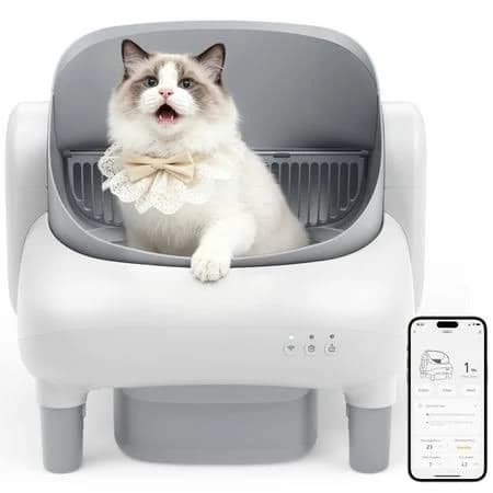 Smart Self-Cleaning Cat Litter Box