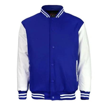 Men's Classic Snap Button Varsity Baseball Jacket